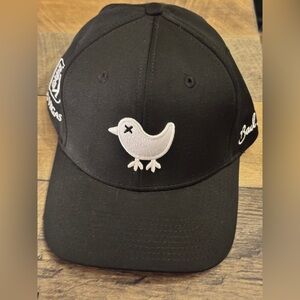 Bad Birdie Black Hat with White Logo